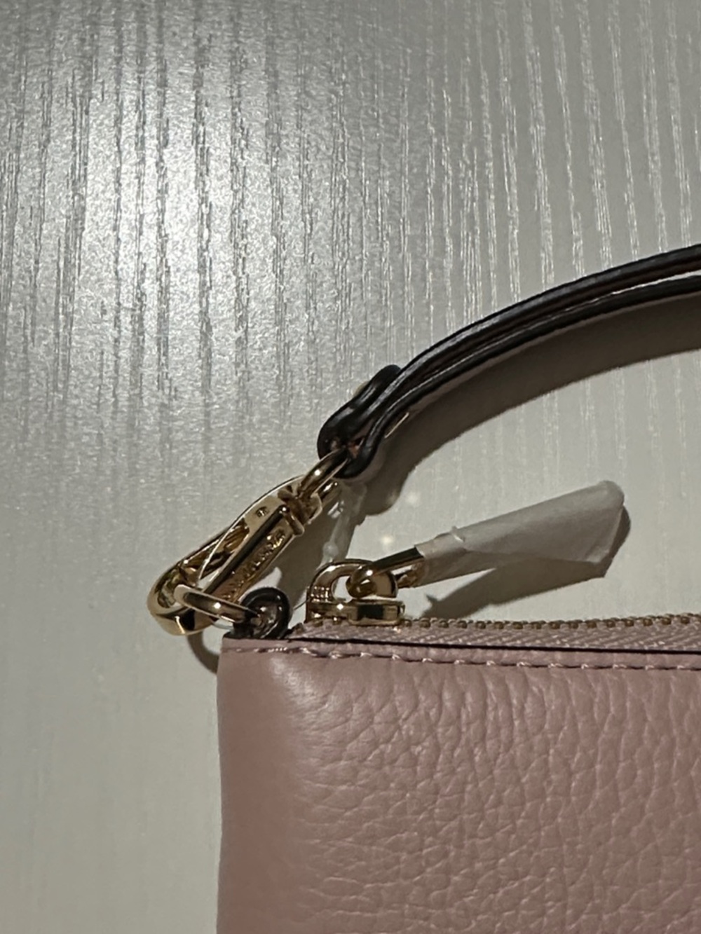 Michael Kors Dusty Pink Pebbled Leather Wristlet Wallet - Picture 3 of 16